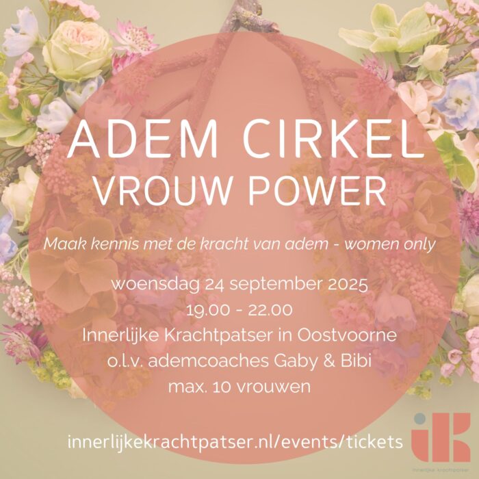 ADEMCIRKEL VROUW POWER 24 september 2025
